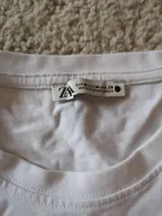 Vorschaubild 2 von Herren T-Shirt Basic Weiß Gr. M Kurzarm