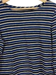 Vorschaubild 2 von Damen Langarmshirt gestreift Maritim Baumwolle Gr. XL