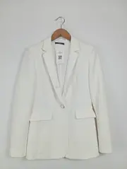 Vorschaubild 2 von Damen Blazer Gr. 34/XS Weiß Business Elegant