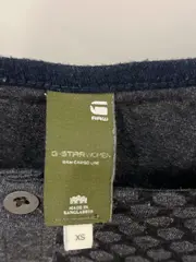 Vorschaubild 6 von Damen Langarmshirt Grau Grafisch Knopfleiste Gr. 34/XS