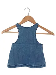 Vorschaubild 2 von CARTERS Jeanskleid Kinder Gr. 68 (6M) Blau Casual Baby Mädchen Kleid
