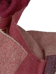 Vorschaubild 2 von Schal Damen Mehrfarbig Kariert Casual Fransen Accessoire