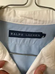 Vorschaubild 8 von Herren Business Hemd Gr. 2 Hellblau Creme Langarm