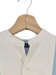 Vorschaubild 5 von Herren Business Hemd Gr. 2 Hellblau Creme Langarm