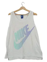 Vorschaubild 1 von Damen Sport Tanktop Gr. 40/L Weiß mit großem Swoosh Logo