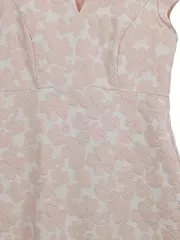 Vorschaubild 2 von TAIFUN festliches Kleid Damen 38;M Rosa Elegant Blumenmuster Midikleid