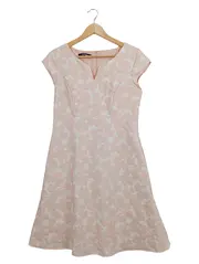 Vorschaubild 1 von TAIFUN festliches Kleid Damen 38;M Rosa Elegant Blumenmuster Midikleid