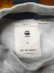 Vorschaubild 3 von Sweatshirt Herren Gr. XL Grau Logo Print Pullover Baumwolle