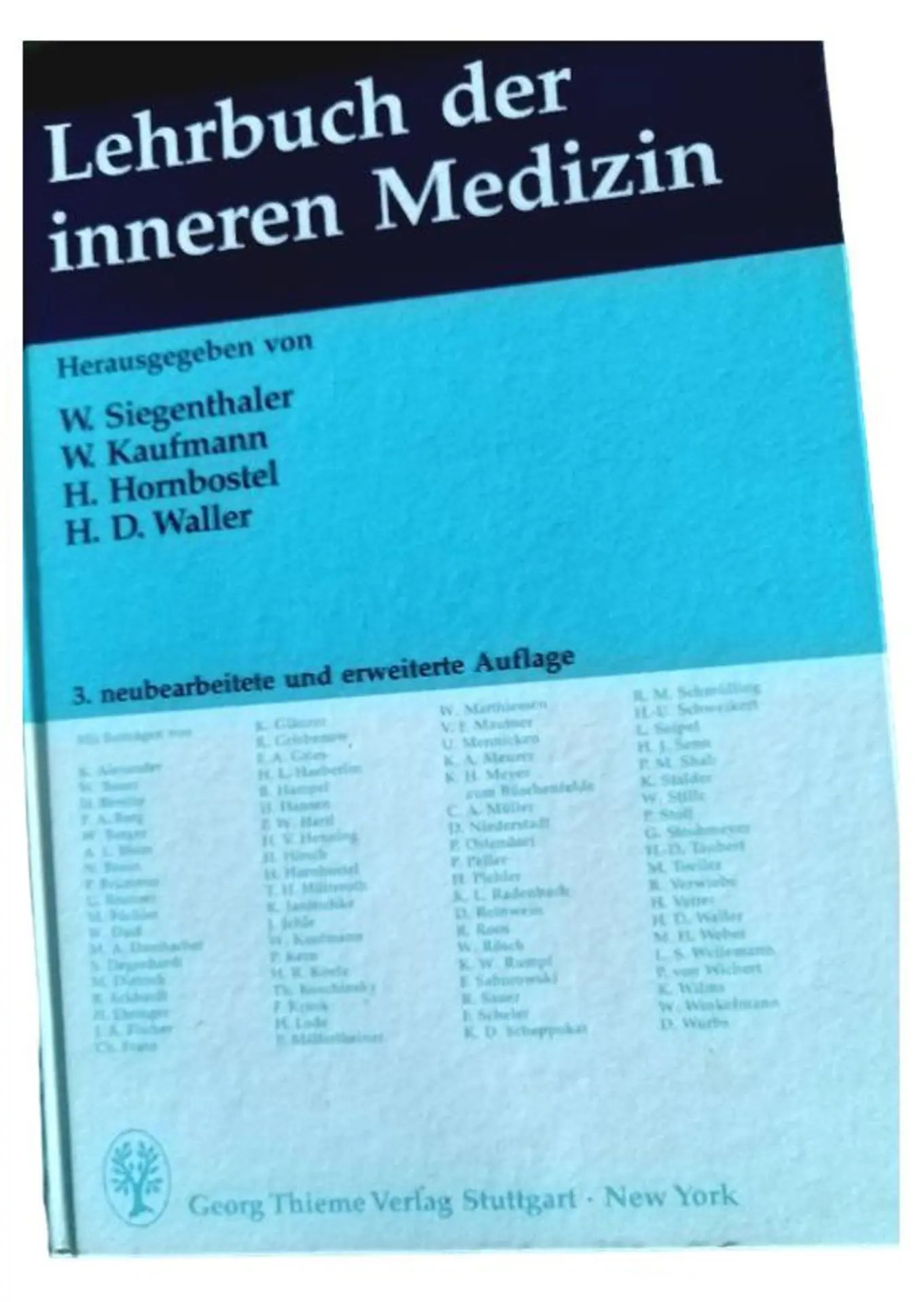 Innere Medizin von Siegenthaler Lehrbuch 3. Auflage Hardcover Thieme Deutsch