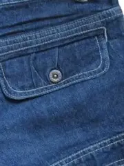 Vorschaubild 5 von Jeans-Shorts Mädchen Kinder Gr. 138 mm Blau Casual