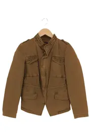 Vorschaubild 1 von Leichte Jacke Damen 38/M Casual Braun Baumwolle Nieten
