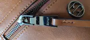 Vorschaubild 3 von Damen Umhängetasche Crossbody Bag Cognac Braun Lederoptik