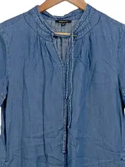 Vorschaubild 2 von Damen Jeanskleid Gr. 36 S Blau Casual Baumwolle