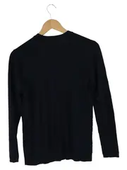 Vorschaubild 2 von Damen Strickjacke Schwarz Gr. 34/XS Elegant Klassisch Cardigan