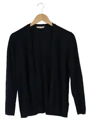 Vorschaubild 1 von Damen Strickjacke Schwarz Gr. 34/XS Elegant Klassisch Cardigan