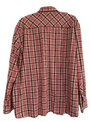 Vorschaubild 3 von Freizeithemd Herren Rot Kariert Langarm Casual Gr. 3XL