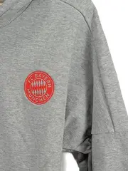 Vorschaubild 3 von FC Bayern München Kapuzenpullover Hoodie Herren Gr. XL Grau