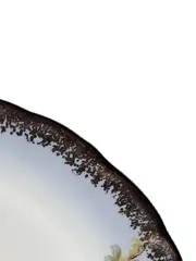 Vorschaubild 3 von Platzteller 19cm Porzellan Weiß Blumenmuster Klassisch Festlich