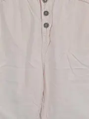 Vorschaubild 2 von Damen Stoffhose Paperbag Rosa Gr. 36 S Casual Baumwolle