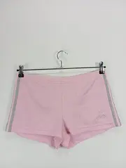 Vorschaubild 2 von Damen Sport Shorts Pink Gr. 36 Logo Print Polyester