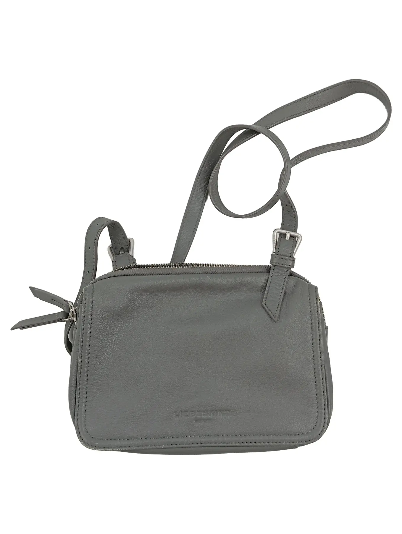 LIEBESKIND BERLIN Damen Umhängetasche Grau Leder Casual