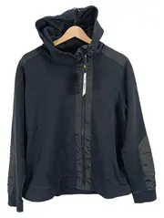 Vorschaubild 3 von Damen Trainingsjacke Kapuze Sportjacke Schwarz Gr. XL