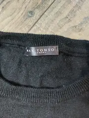 Vorschaubild 2 von Pullover Damen Gr. 36/S Schwarz Basic Wolle Kaschmir