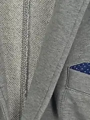 Vorschaubild 9 von EDC Herren Sakko Gr. 36 Grau Casual Baumwolle