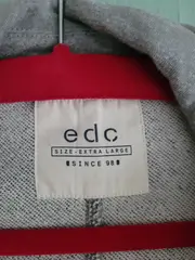 Vorschaubild 5 von EDC Herren Sakko Gr. 36 Grau Casual Baumwolle