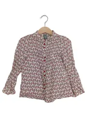 Vorschaubild 1 von Kinder Bluse 104 Blumenmuster Mehrfarbig Baumwolle