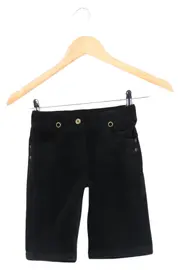 Vorschaubild 1 von Kinder Shorts Gr. 116 Schwarz Casual Baumwolle Cord Optik