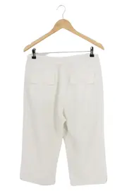 Vorschaubild 1 von Damen Stoffhose Casual Weiß Gr. M Caprihose