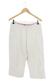 Vorschaubild 2 von Damen Stoffhose Casual Weiß Gr. M Caprihose