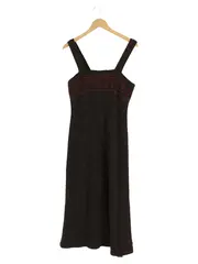 Vorschaubild 1 von Damen Abendkleid Gr. 36/S Braun Vintage Elegant Bohemian
