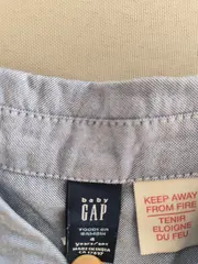 Vorschaubild 4 von Kinder Jungen Hemd Gr. 104 (4 Jahre) Blau Baumwolle