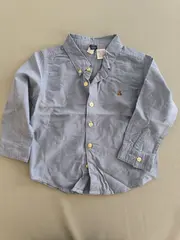 Vorschaubild 2 von Kinder Jungen Hemd Gr. 104 (4 Jahre) Blau Baumwolle
