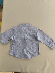 Vorschaubild 3 von Kinder Jungen Hemd Gr. 104 (4 Jahre) Blau Baumwolle