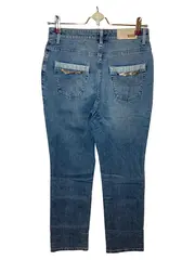 Vorschaubild 6 von Damen Straight Leg Jeans Größe 28 Blau Casual