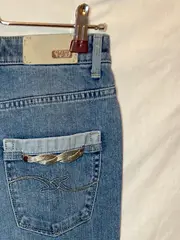 Vorschaubild 2 von Damen Straight Leg Jeans Größe 28 Blau Casual