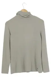 Vorschaubild 2 von Rollkragen Sweatshirt Damen Grau Gr. 36/S Casual Viskose