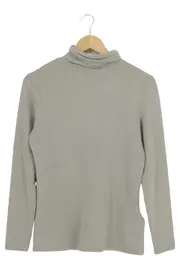 Vorschaubild 1 von Rollkragen Sweatshirt Damen Grau Gr. 36/S Casual Viskose