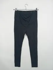 Vorschaubild 4 von Umstandsleggings Damen Gr. 38 Schwarz Casual Baumwolle