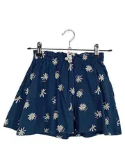 Vorschaubild 1 von Mädchen A-Linienrock Gr. 110 cm Blau Blumenmuster Casual