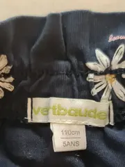Vorschaubild 4 von Mädchen A-Linienrock Gr. 110 cm Blau Blumenmuster Casual