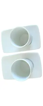 Vorschaubild 1 von Eierbecher Porzellan Weiß Modern Uni 6x7.5cm