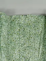 Vorschaubild 3 von Mädchen Blusenkleid Blumenmuster Grün Gr. 164 Viskose