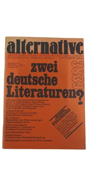 ALTERNATIVE VERLAG BERLIN Zeitschrift