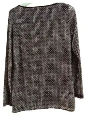 Vorschaubild 2 von Damen Langarmshirt Gr. 40 Lila Casual Polyamid