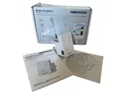 Vorschaubild 1 von MD 86464 WLAN Verstärker Repeater WiFi Signal Verstärkung Weiß