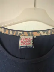 Vorschaubild 6 von Langarmshirt Mädchen Gr. 158 Blau Baumwolle Casual